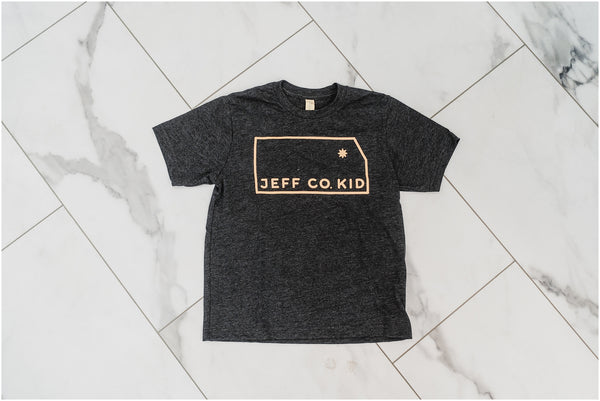 Dark Grey Jeff Co. Kid T-Shirt, Youth