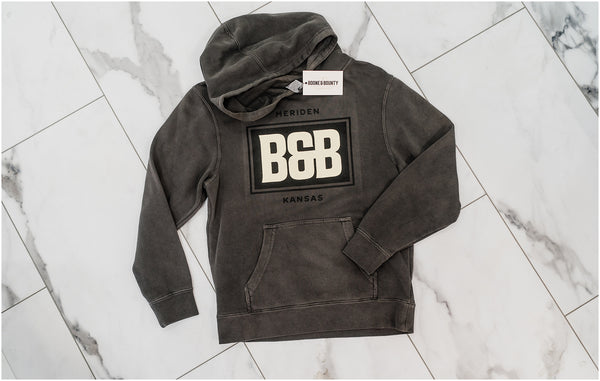 Grey B&B Hoodie, Youth