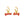 Load image into Gallery viewer, Kansas City Chiefs Red Game Day Script Earrings