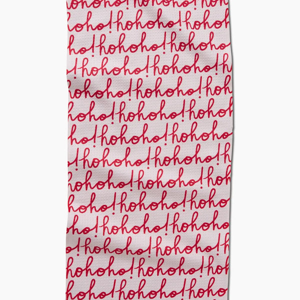 Ho Ho Holiday 12x24 Red Bartender Single-Sided