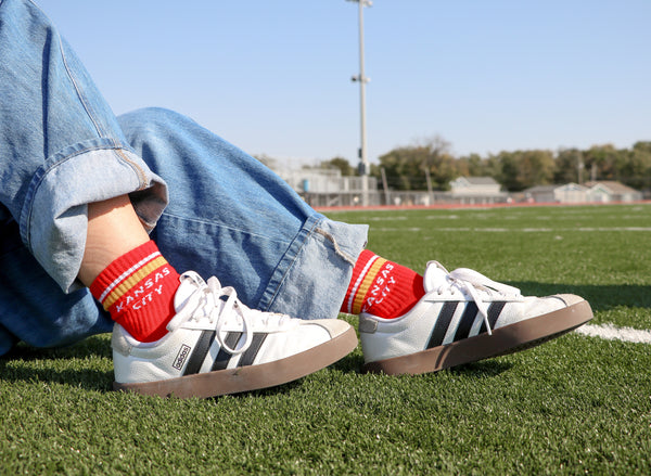 Red Carly Rae KC Socks