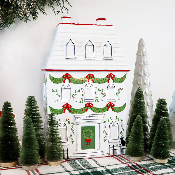 Bottle Brush Trees with Wood Bases