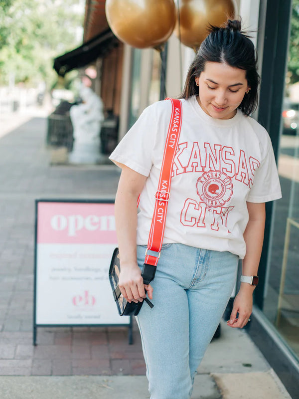 Webbed Kansas City Purse Crossbody Strap