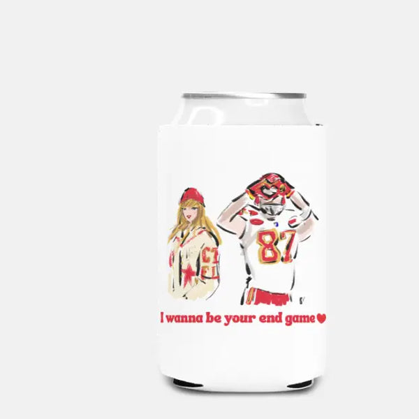 Taylor & Travis Superbowl End Game Beer Koozie