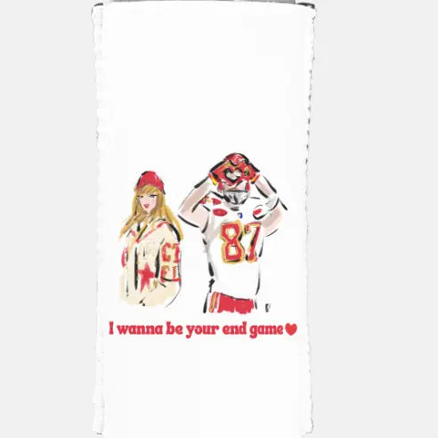 Taylor & Travis Superbowl Seltzer Koozie