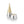 Load image into Gallery viewer, Winter White Medium High Shine Tree Candle