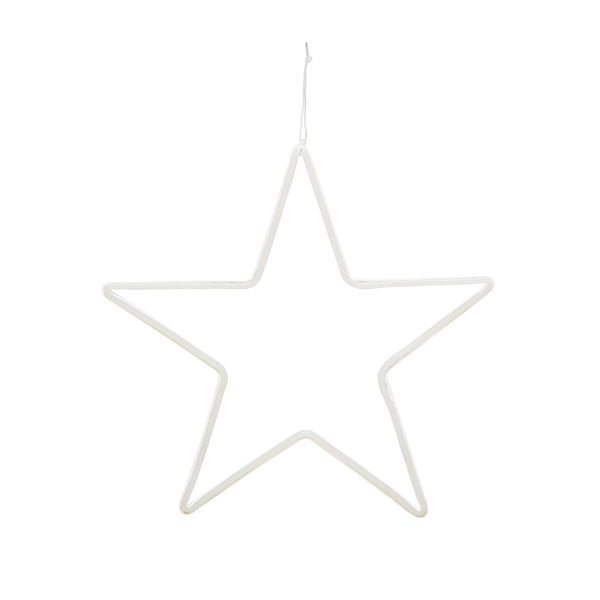 Wire Star Wall Décor w/ LED Light