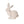 Load image into Gallery viewer, Pink Floral Bunny Figurine