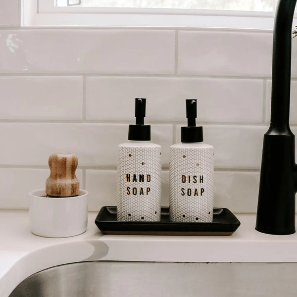 Honeycomb Tile Dish Soap Dispenser