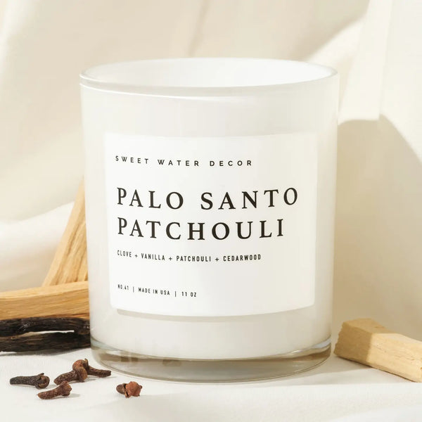 Palo Santo Patchouli 11 oz Soy Candle